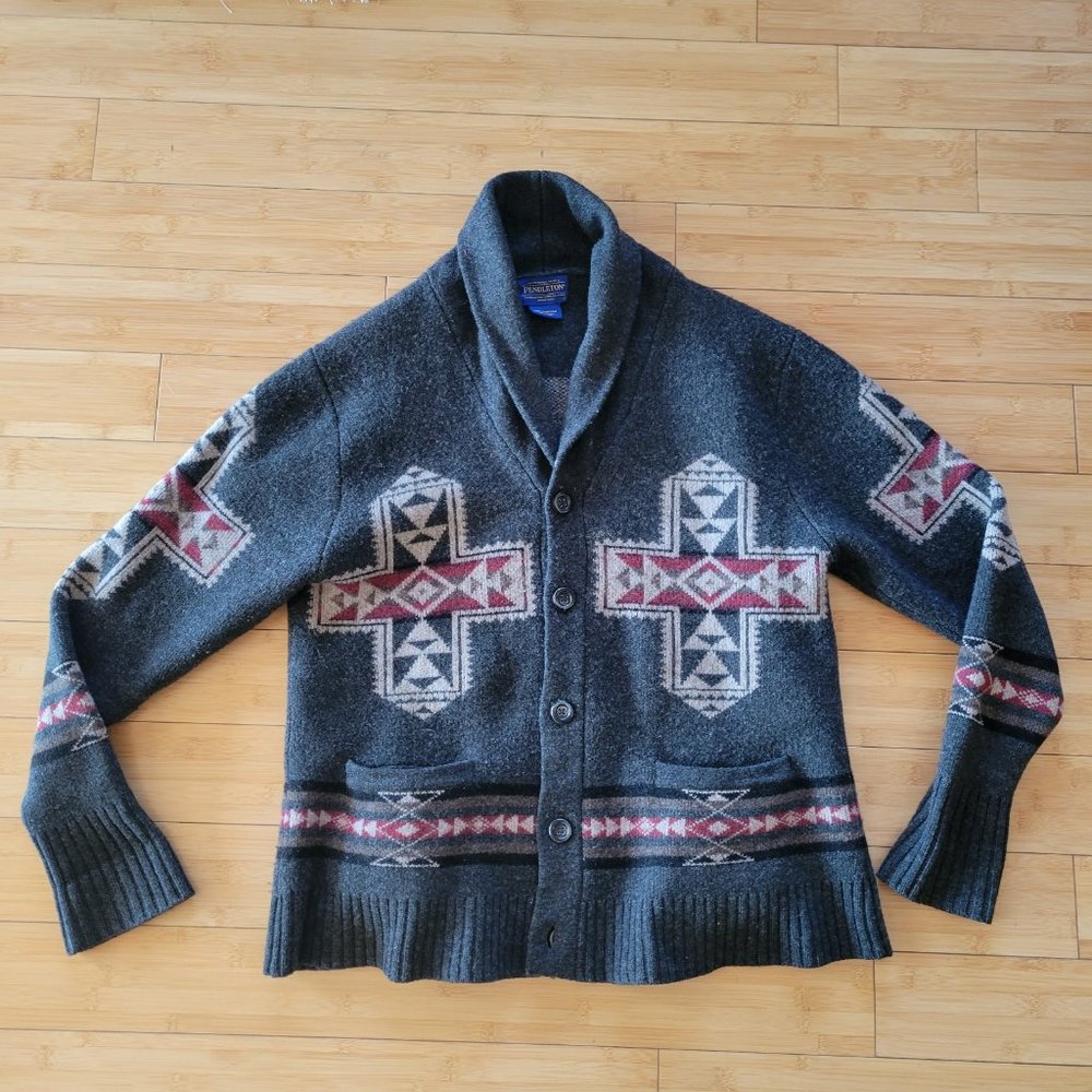 Mens Pendleton 100% lambswool sweater L